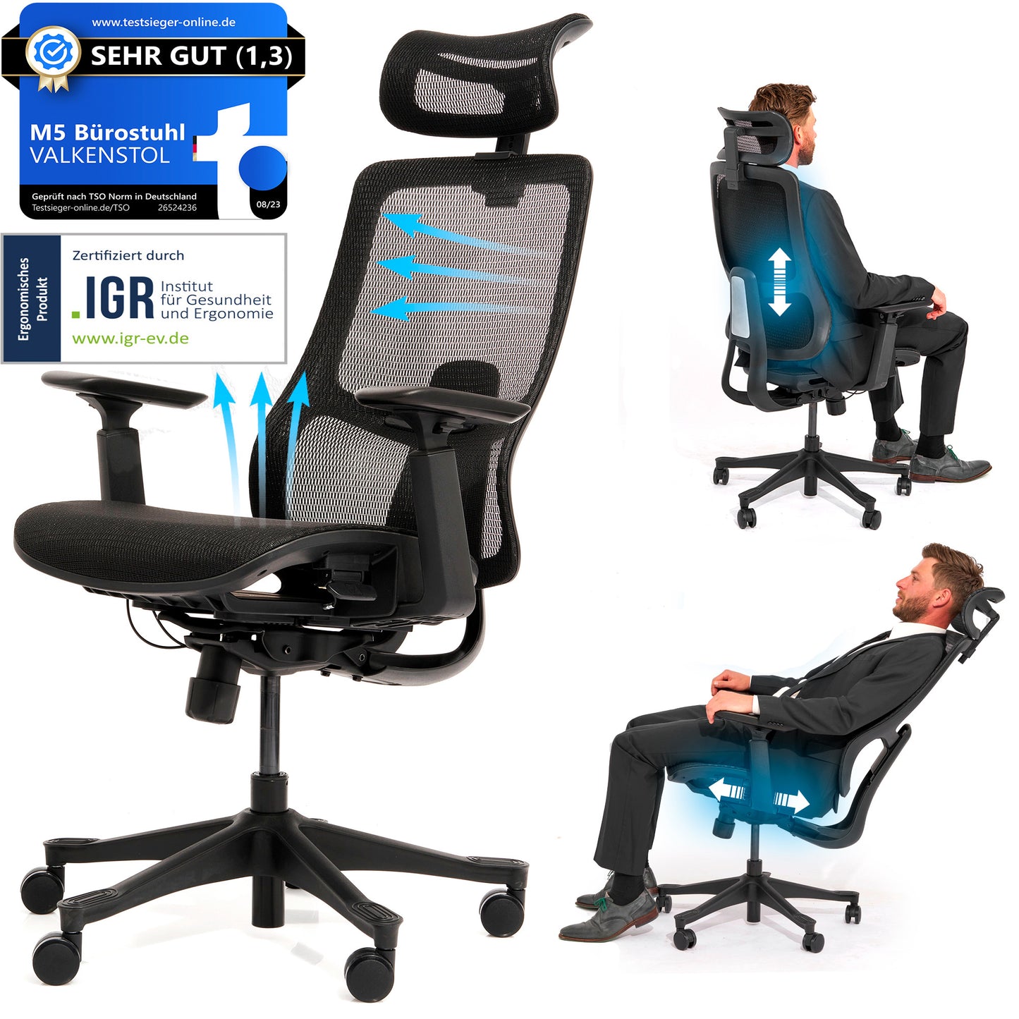 M5BH M5 Mesh-Sitz