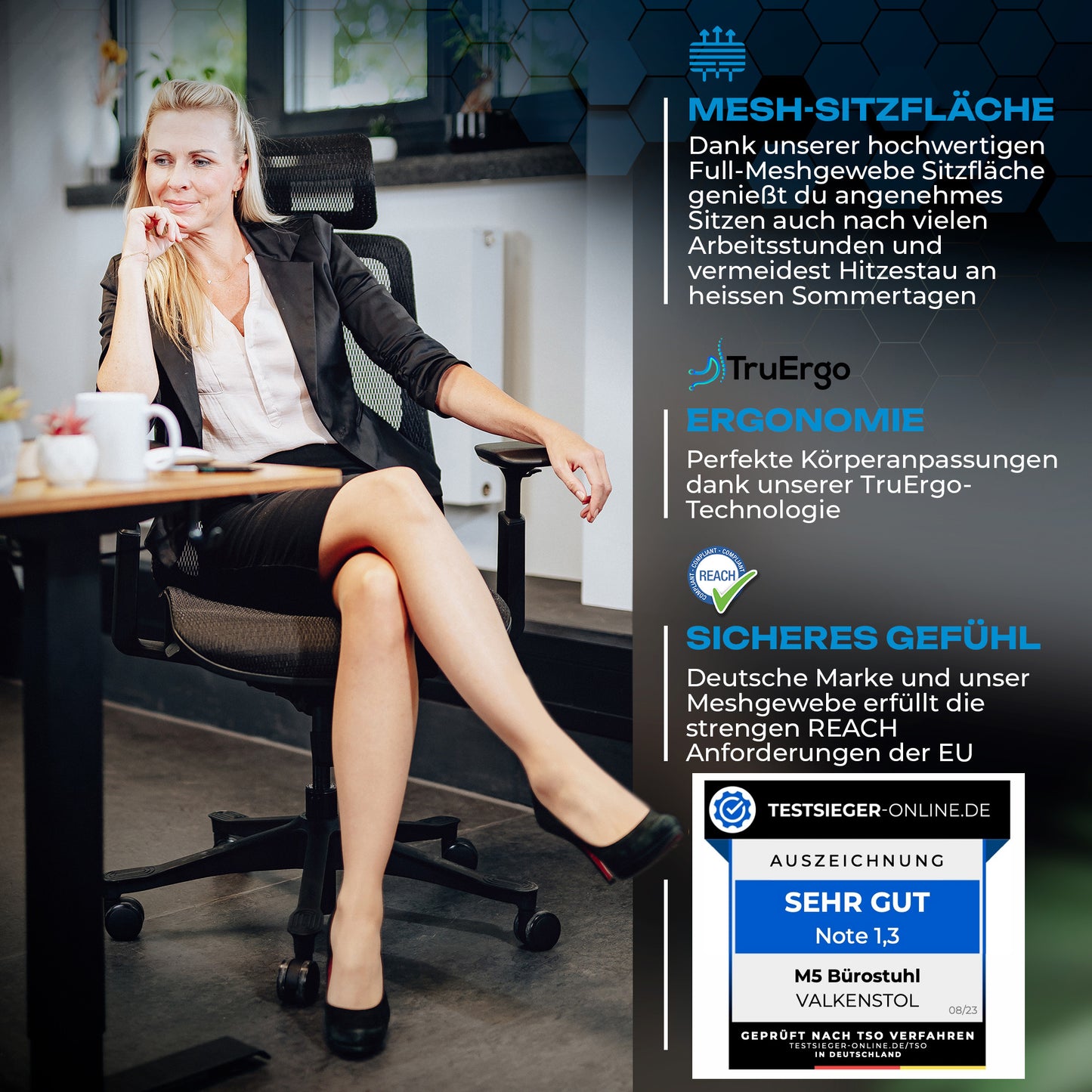 M5BH M5 Mesh-Sitz
