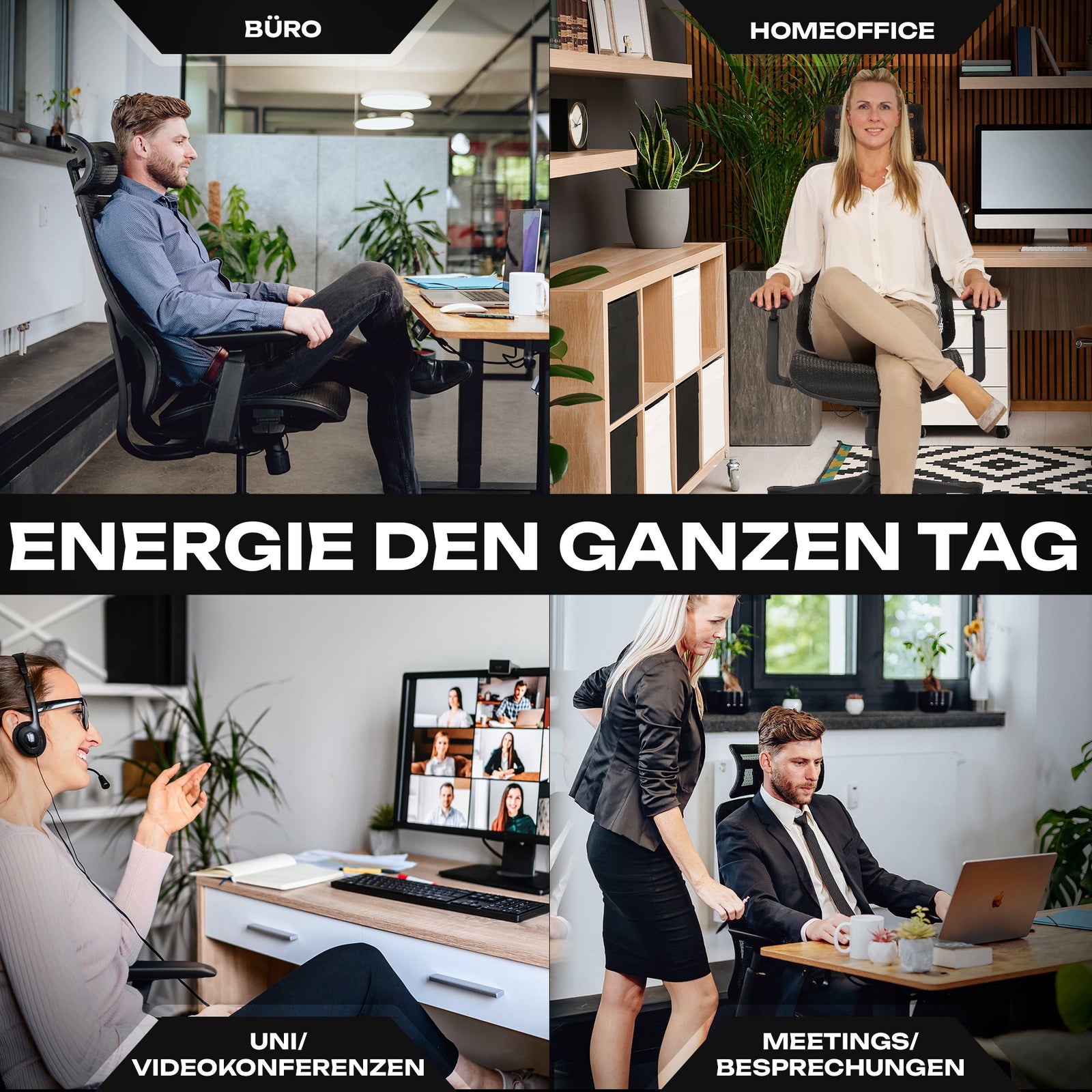 Ergonomischer VALKENSTOL M5 Bürostuhl für einen gesunden Rücken