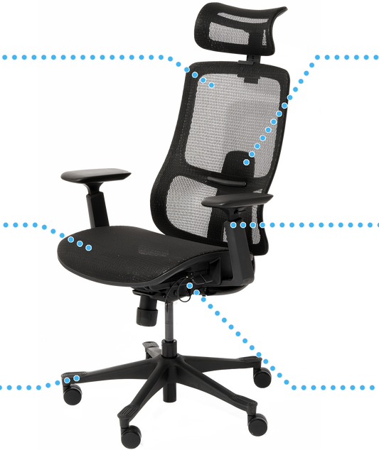 So stellst Du Deinen Bürostuhl ergonomisch optimal ein