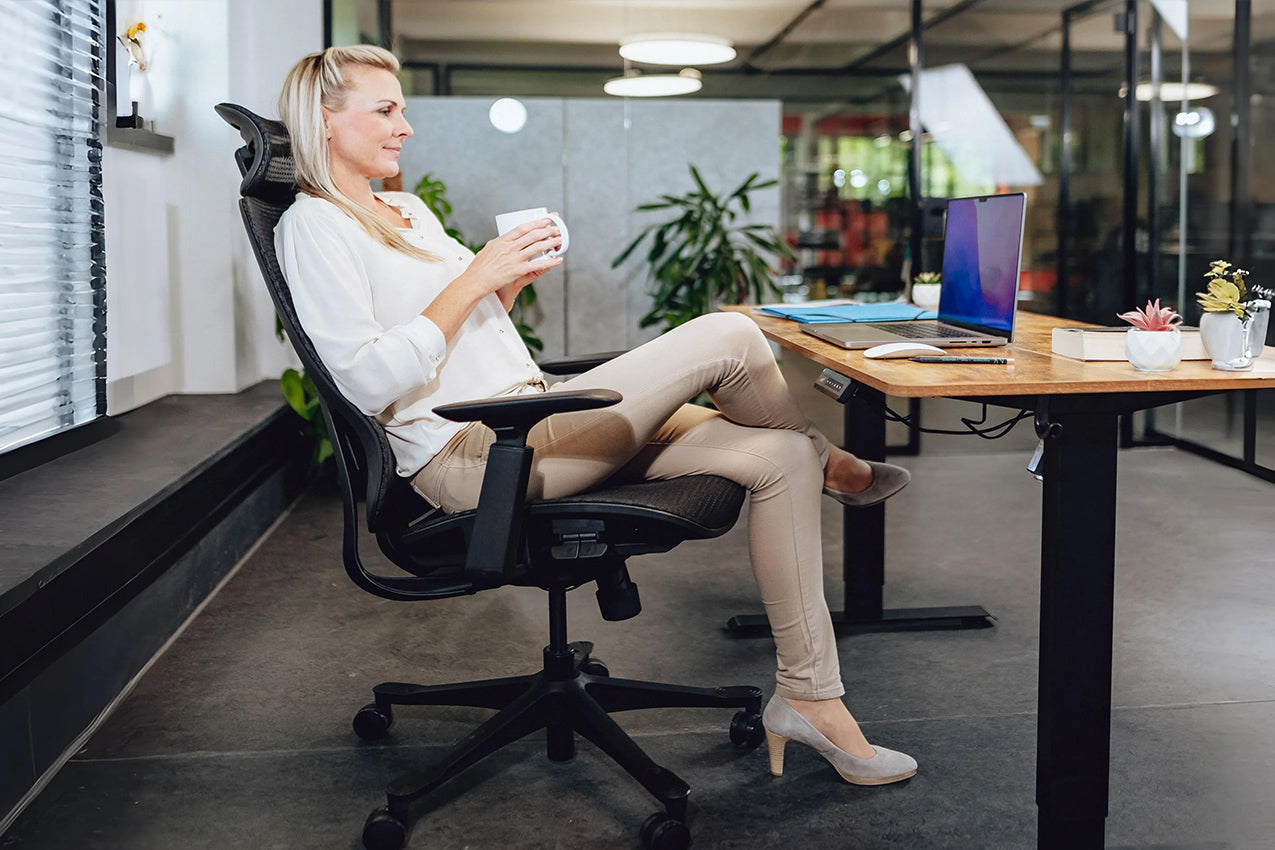 Bequemer ergonomischer VALKENSTOL M5 Bürostuhl für komfortables Arbeiten