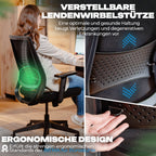 Verstellbare Lendenwirbelstütze und ergonomisches Design des VALKENSTOL M2