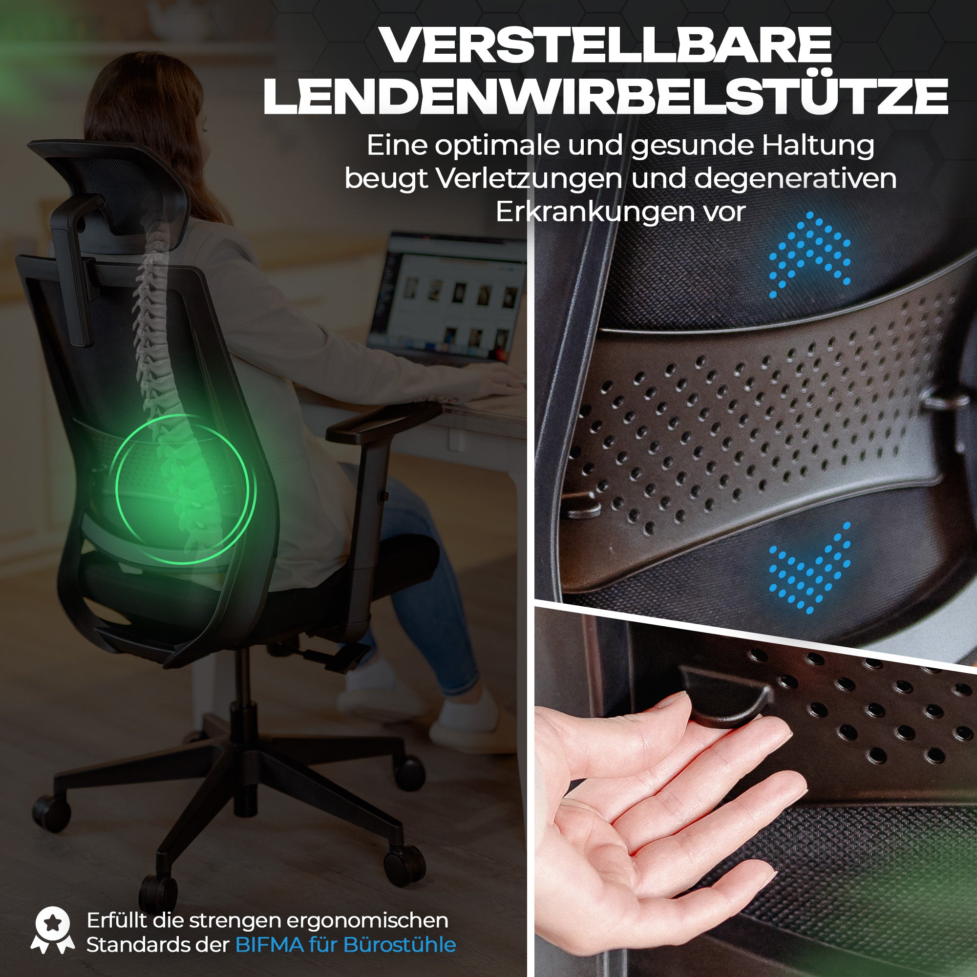 VALKENSTOL M2 - Bürostuhl Ergonomisch Testsieger bis 200 €
