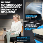Honeycomb-Sitzpolster mit Sandwich-Puffer des VALKENSTOL M4 für bequemes, fokussiertes Sitzen über Stunden