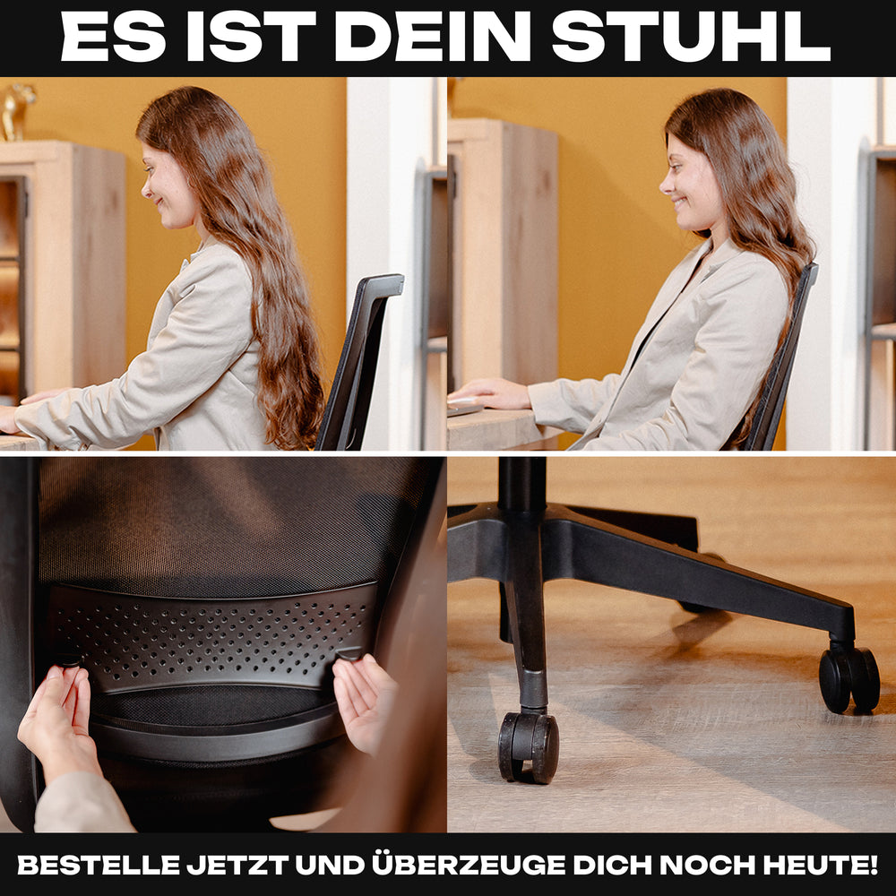 Detailansichten des VALKENSTOL M2 Bürostuhls