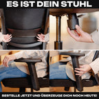 Detailansichten des VALKENSTOL M2 Bürostuhls mit Bestell-Hinweis