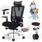 VALKENSTOL M8 - Premium Ergonomischer Bürostuhl Für Große Nutzer Bis 2,00 Meter