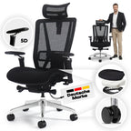 VALKENSTOL M8 - Premium Ergonomischer Bürostuhl Für Große Nutzer Bis 2,00 Meter